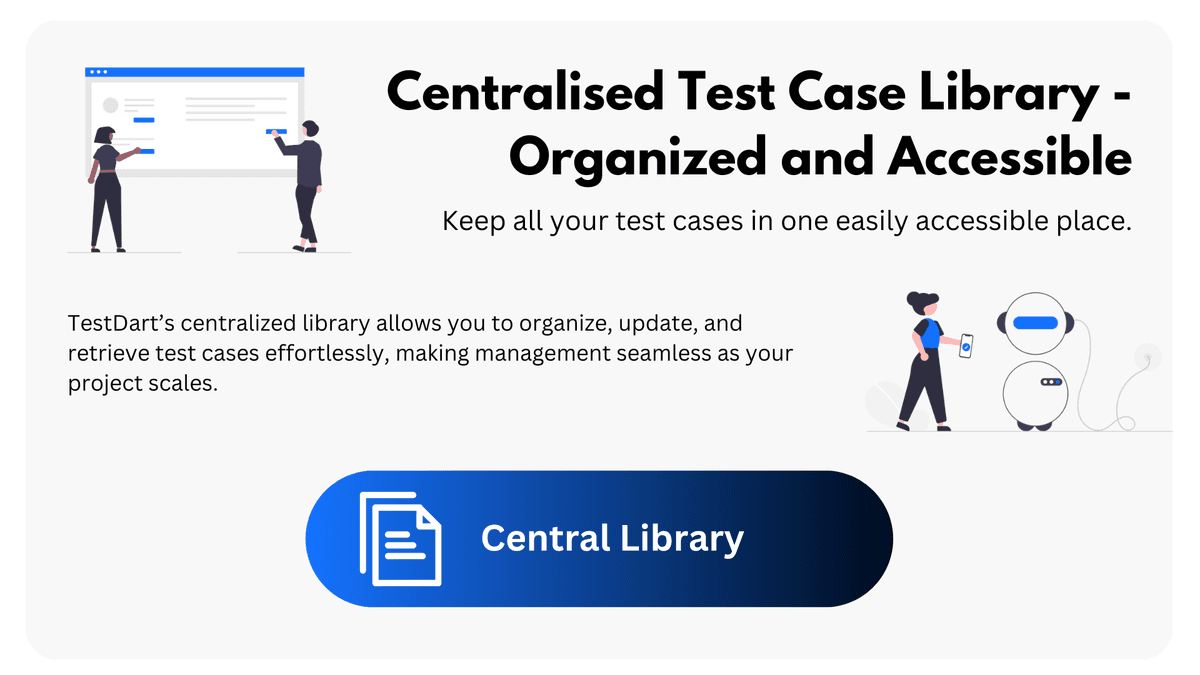 Centralized Test Case Library Organized and Accessible